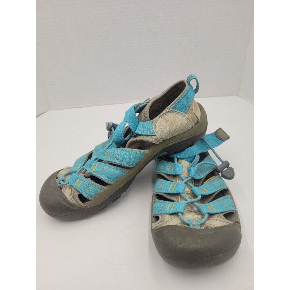 Keen Women Shoe Newport H2 Size 7.5 Women 38 5Y Teal Sport Sandal Pre Owned